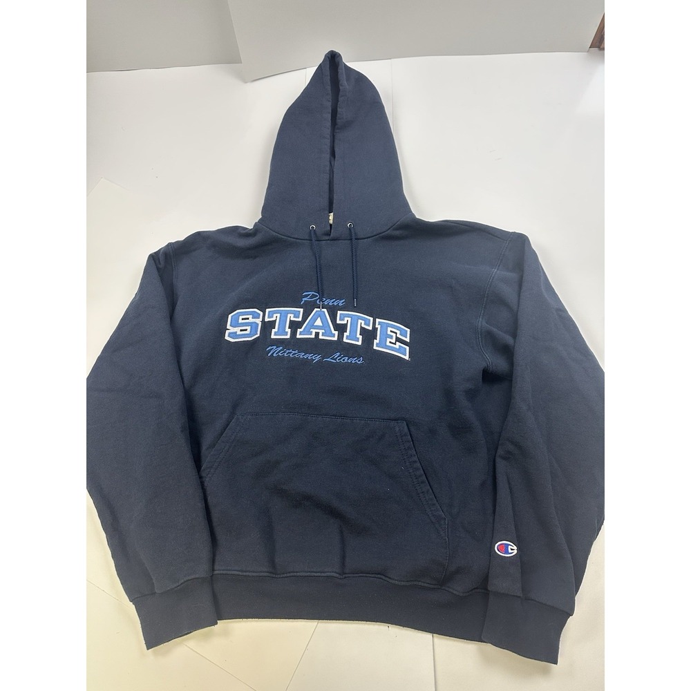 Vintage Penn State University Nittany Lions Champion Hoodie Men Large Y2K